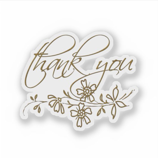 Sticker Merci mignon (Devant)