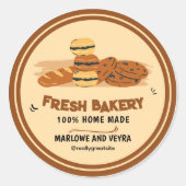 Sticker Merci mignon Conception colorée et élégant (Devant)