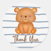 Sticker Merci Ours Teddy (Devant)