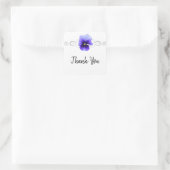 Sticker Merci Pansy Violet (Sac)