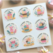 Sticker "Merci pour célébrer avec nous" (Devant)