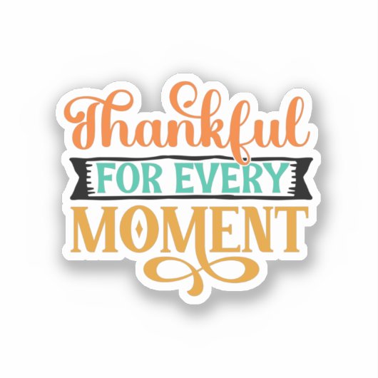 Sticker Merci Pour Chaque Moment (Recto)