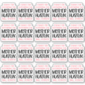 Sticker Merci pour soutenir la mère qui s'occupe d'affaire (Devant)