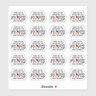 Sticker Merci pour soutenir la petite entreprise de maman