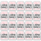 Sticker Merci pour soutenir les entreprises latinos (Devant)