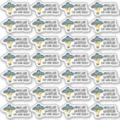 Sticker Merci pour votre commande Funny Cow Pun Business (Devant)