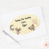 Sticker Merci Safari Party (Enveloppe)