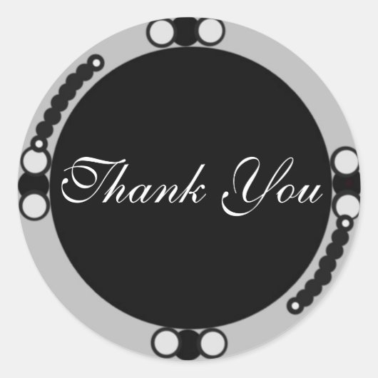 Sticker Merci / Sceau d'enveloppe (Devant)