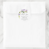 Sticker Merci - Sticker de Fête des mariées Faveur (Sac)