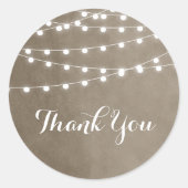 Sticker Merci Taupe String (Devant)