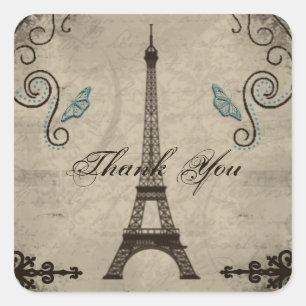 Sticker Merci Tour Eiffel