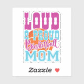 Sticker Mère de basket-ball (Feuille)