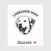 Sticker Mère de Labrador (Feuille)