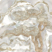 Sticker Mère de perle Arbre d'Or (Devant)