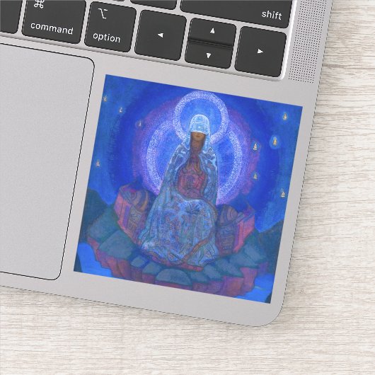 Sticker Mère du monde, 1924 par Nicholas Roerich (Détail)