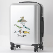 Sticker Merfolk (Sur valise)