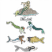 Sticker Merfolk (Devant)