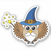 Sticker Merlin mignon, sortilège (Devant)