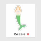 Sticker Mermaid (Feuille)