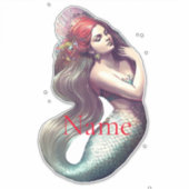 Sticker Mermaid Beauté de Redhead Thunder_Cove (Devant)
