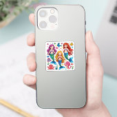 Sticker Mermaid Friends Personalized Fun set  (Téléphone)