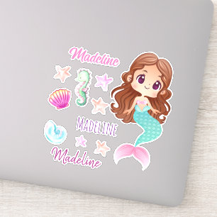 Sticker Mermaid Name van Fun Kind instellen