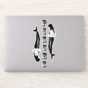 Sticker Mermaid Pisces Zodiac naissance Signal Astrologie