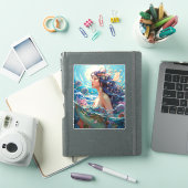 Sticker Mermaid Sea Goddess Imaginaire Art (Couverture iPad)