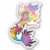 Sticker Mermaid Sparkles (Devant)