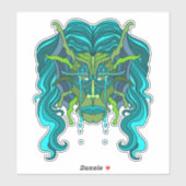 Sticker Merman vert (Feuille)