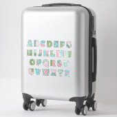 Sticker Merry Berry [alphabet minuscule] (Sur valise)
