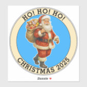 Sticker Merry Christmas (Feuille)