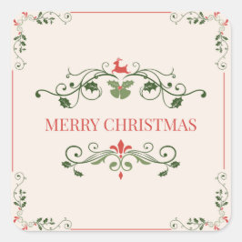 STICKER "MERRY CHRISTMAS"