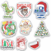 Sticker 💚 Merry Grinchmas | Funny Christmas Tee | Holiday (Devant)