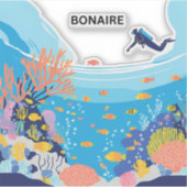 Sticker merveille naturelle de Bonaire (Devant)
