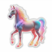 Sticker Merveilleux Cheval brillant (Devant)