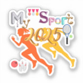Sticker Mes sports (Recto)