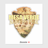Sticker Mesa Verde NP (flèche) (Feuille)