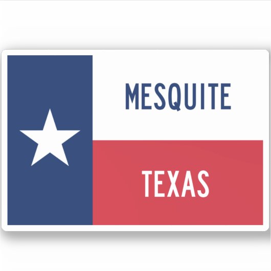 Sticker Mesquite TX (Devant)