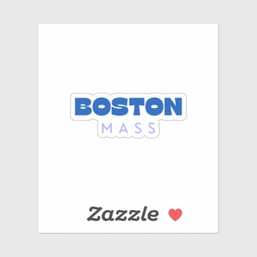 Sticker Messe de Boston (Feuille)