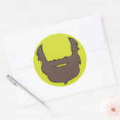 Sticker met baard (Envelop)