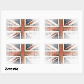 Sticker met  Britse vlag (Vel)