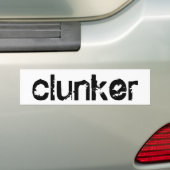 sticker met bumper (Op auto)
