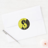Sticker met Cool Anarcho-Capitalist Flag (Envelop)