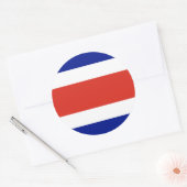 Sticker met Costa Ricaanse vlag (Envelop)