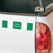Sticker met de Nigeriaanse vlag (Op Truck)