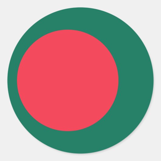 Sticker met de vlag van Bangladesh (Voorkant)