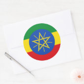 Sticker met de vlag van Ethiopië (Envelop)