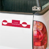 Sticker met de vlag van Groenland (Op Truck)