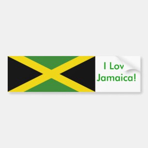 Sticker met de vlag van Jamaica
